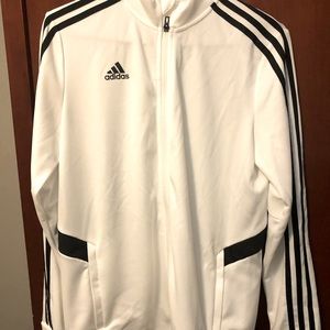 Adidas track suit in white